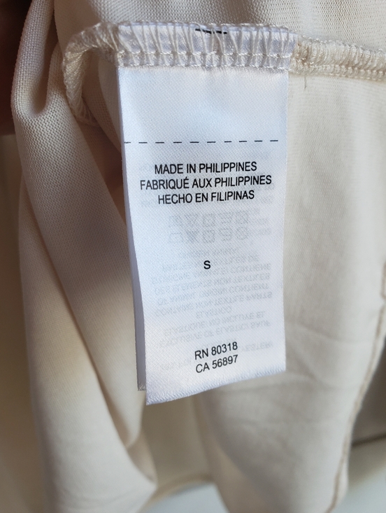 Lucky Brand Long Sleeve Smocked Flowy Top- Size Small - Picture 7 of 9